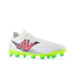 New Balance Unisex Furon Destroy Fg V7+ Soccer Shoe, White/Hi-Lite/Black, 11 US Men