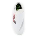 New Balance Unisex Furon Destroy Fg V7+ Soccer Shoe, White/Hi-Lite/Black, 11 US Men