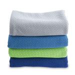 4 Packs Cooling Towel (40"x 12"), Ice Towel, Microfiber, Soft Breathable Chilly Towel Stay Cool for Yoga, Sport, Gym, Workout, Camping, Fitness, Running, Workout & More Activities (Multicolor)