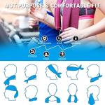 4 Packs Cooling Towel (40"x 12"), Ice Towel, Microfiber, Soft Breathable Chilly Towel Stay Cool for Yoga, Sport, Gym, Workout, Camping, Fitness, Running, Workout & More Activities (Multicolor)