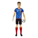 Barbie Careers Ken Fashion Doll & Accessory, Soccer Player with Cropped Hair, #10 Uniform, Tall Socks, Cleats & Ball