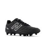 New Balance Men's 442 V2 Academy FG Soccer Shoe, Black/White/Red, 10