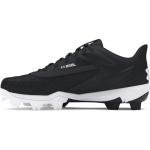 Under Armour Boys' Leadoff Low RM JR 3.0, (001) Black/Black/White, 4.5, US
