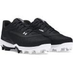 Under Armour Boys' Leadoff Low RM JR 3.0, (001) Black/Black/White, 4.5, US