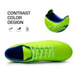 DREAM PAIRS Men's Firm Ground Soccer Cleats Shoes,Size 9.5,Neon/Green/Royal,MEGA-1