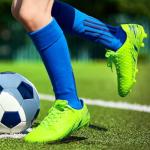DREAM PAIRS Men's Firm Ground Soccer Cleats Shoes,Size 9.5,Neon/Green/Royal,MEGA-1