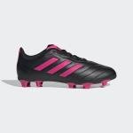 adidas Soccer Goletto VIII Firm Ground Cleats (Toddler/Little Kid/Big Kid) Black/Team Shock Pink 2/Black 1.5 Little Kid M