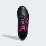 adidas Soccer Goletto VIII Firm Ground Cleats (Toddler/Little Kid/Big Kid) Black/Team Shock Pink 2/Black 1.5 Little Kid M