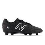 New Balance Boy's 442 V2 Academy FG Junior Soccer Shoe, Black/White, 13.5 Little Kid