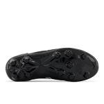 New Balance Boy's 442 V2 Academy FG Junior Soccer Shoe, Black/White, 13.5 Little Kid