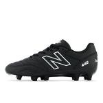 New Balance Boy's 442 V2 Academy FG Junior Soccer Shoe, Black/White, 13.5 Little Kid