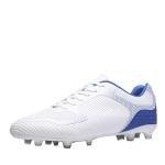 DREAM PAIRS Men‘s Firm Ground Soccer Cleats Soccer Shoes,Size 13,White/Royal,SUPERFLIGHT-2