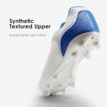DREAM PAIRS Men‘s Firm Ground Soccer Cleats Soccer Shoes,Size 13,White/Royal,SUPERFLIGHT-2