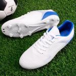 DREAM PAIRS Men‘s Firm Ground Soccer Cleats Soccer Shoes,Size 13,White/Royal,SUPERFLIGHT-2