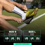 Lux Dual Grip Socks - Soccer Grip Socks for Men and Women. GripArray™ Engineered Performance & Comfort - Anti-Slip Grip Socks for Soccer