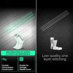 Lux Dual Grip Socks - Soccer Grip Socks for Men and Women. GripArray™ Engineered Performance & Comfort - Anti-Slip Grip Socks for Soccer