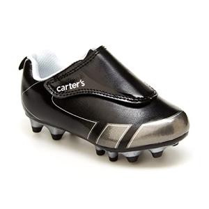 carter's Unisex Child Fica Sport Cleat, Black, 10 Toddler US