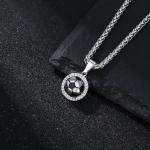 Alissl Soccer Necklace for Men, Women, Teens - Solid Stainless Steel Wheat Chain with Gift Box Sports Accessories Trendy Team Fan Soccer Lover Gifts for Son Daughter Grandson Nephew Granddaughter