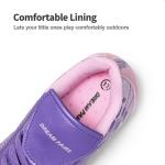 DREAM PAIRS Boys Girls Soccer Football Cleats Shoes for Little/Big Kid,Size 11 Little Kid,Light/Purple/Pink,SUPERFLIGHT-3K