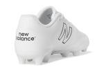New Balance Boy's 442 V2 Academy FG Junior Soccer Shoe, White/Black, 5 Big Kid