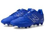 New Balance Men's 442 Team Fg V2 Soccer Shoe, Blue/White, 12 Wide