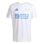 adidas Men's Messi T-Shirt, White, 3X-Large
