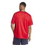 adidas Men's House of Tiro Nations Pack T-Shirt, Better Scarlet/Ink/Bold Gold