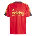 adidas Men's House of Tiro Nations Pack T-Shirt, Better Scarlet/Ink/Bold Gold
