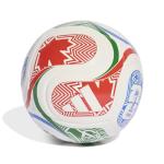 adidas Unisex-Adult World Cup Soccer Ball, White/Vivid Red/Glory Blue/Green, 4