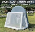 SAYOK Outdoor 6ft Inflatable Giant Kick Darts, Inflatable Football Darts Board, Soccer Dart Board, Carnival Games, Goalpost Game, with PUM&6 Soccers for Adults Kids Outdoor Backyard Parties