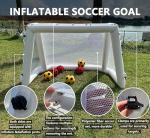 SAYOK Outdoor 6ft Inflatable Giant Kick Darts, Inflatable Football Darts Board, Soccer Dart Board, Carnival Games, Goalpost Game, with PUM&6 Soccers for Adults Kids Outdoor Backyard Parties