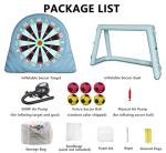 SAYOK Outdoor 6ft Inflatable Giant Kick Darts, Inflatable Football Darts Board, Soccer Dart Board, Carnival Games, Goalpost Game, with PUM&6 Soccers for Adults Kids Outdoor Backyard Parties