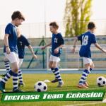 Landical 24 Pcs Soccer Bracelet for Boys Adjustable Handmade Braided Bracelet Wristbands Inspirational Sport Accessories Boy Soccer Party Favors for Teams Player Gift Birthday Jewelry Accessories