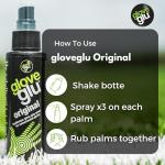 gloveglu 120ml Original Goalkeeper Glove Grip Spray for New/Match Goalkeeper Gloves