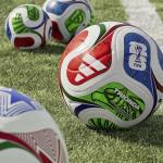 adidas Unisex-Adult World Cup League Soccer Ball, White/Team Royal Blue/Solar Blue/Power Red, 5