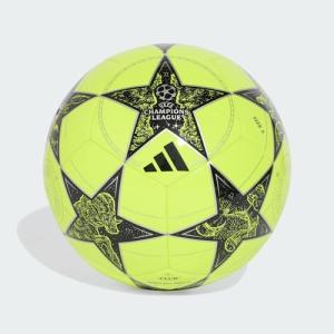 adidas Unisex-Adult UEFA Champions League Club Soccer Ball, Solar Yellow/Black/Silver Metallic, 5