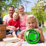 Western Star Soccer Ball Size 3 & Size 4 & Size 5 - Official Match Weight - 6 Designs - Youth & Adult Soccer Players - Attractive and Durable Design - Match Grade Soccer Ball (Green, 4)