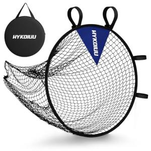 Top Bins Soccer Goal Target 2 Pcs Soccer Target Net for Volley, Passing, Shooting Accuracy Practice Soccer Training Equipment with Carry Case