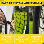 Top Bins Soccer Goal Target 2 Pcs Soccer Target Net for Volley, Passing, Shooting Accuracy Practice Soccer Training Equipment with Carry Case