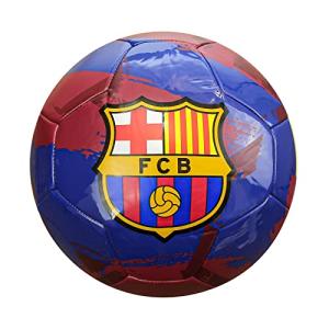 Icon Sports Official FC Barcelona Soccer Ball - FCB93BL Navy Size 5