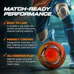 Western Star Soccer Ball Size 3 & Size 4 & Size 5 - Official Match Weight - 6 Designs - Youth & Adult Soccer Players - Attractive and Durable Design - Match Grade Soccer Ball (Amber Orange, 4)