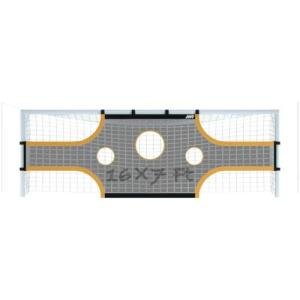MR Soccer Goal Target Net 16’x7’, 7 Players Soccer Field Net, Professional Soccer Target Sheet Shooting Practice Training Aid for Scoring and Finishing