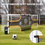 MR Soccer Goal Target Net 16’x7’, 7 Players Soccer Field Net, Professional Soccer Target Sheet Shooting Practice Training Aid for Scoring and Finishing