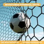 MR Soccer Goal Target Net 16’x7’, 7 Players Soccer Field Net, Professional Soccer Target Sheet Shooting Practice Training Aid for Scoring and Finishing