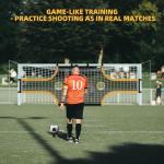 MR Soccer Goal Target Net 16’x7’, 7 Players Soccer Field Net, Professional Soccer Target Sheet Shooting Practice Training Aid for Scoring and Finishing