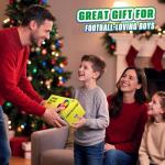 HopeRock House Soccer Ball Soft Foam Indoor Soccer Ball Size 4 with ‌Football Pump Inside for Your Home Ball Lightweight Safe for Dribbling Training, Youth Soccer Balls, Soccer Gifts for Boys 8-12