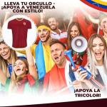 Generic Men's Camisa de la Vino Tinto Venezuela 2024 Soccer Fan Jersey (US, Alpha, Medium, Regular, Regular, Maroon)