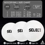 Select Club DB V22 Soccer Ball, White/Blue, Size 5