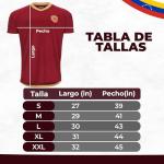 Generic Men's Camisa de la Vino Tinto Venezuela 2024 Soccer Fan Jersey (US, Alpha, Medium, Regular, Regular, Maroon)
