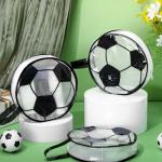 Reginary 12 Pcs Soccer Cosmetic Snack Bag Goodies Gifts Accessories for Makeup Bags Soccer Clear PVC Cheer Case Toiletry Zipper Pouch Waterproof Travel Handbag Purses Organizer for Team Gift